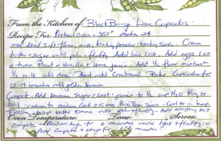 Blackberry Lime Cupcakes Recipe 