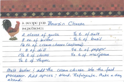 Boursin Cheese Recipe